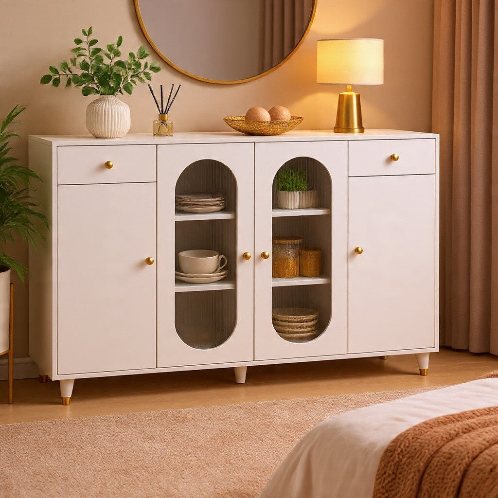 1.4 m Buffet Dining and Storage Cabinet