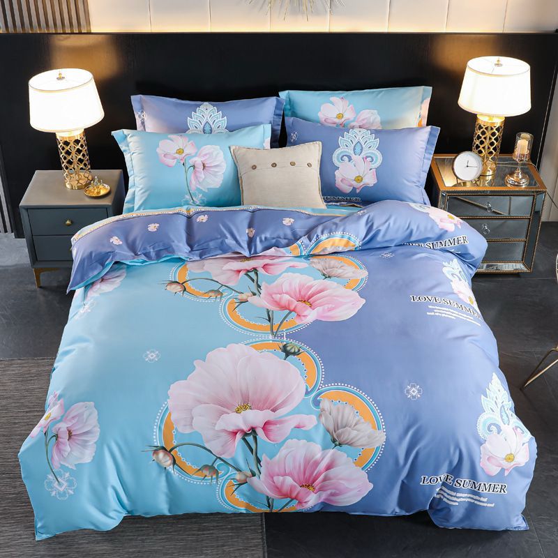 Nordic Style Cotton Microfiber Duvet Cover Set