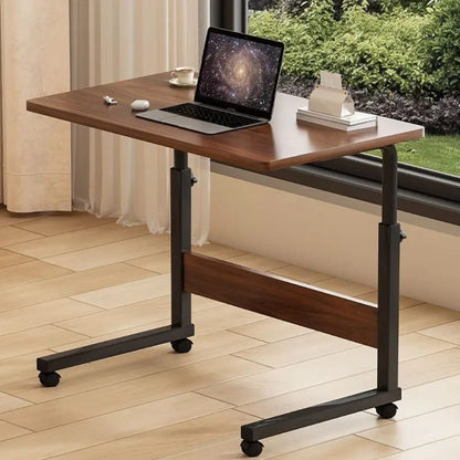 Movable Adjustable Bedside Laptop Desk with Metallic Stand