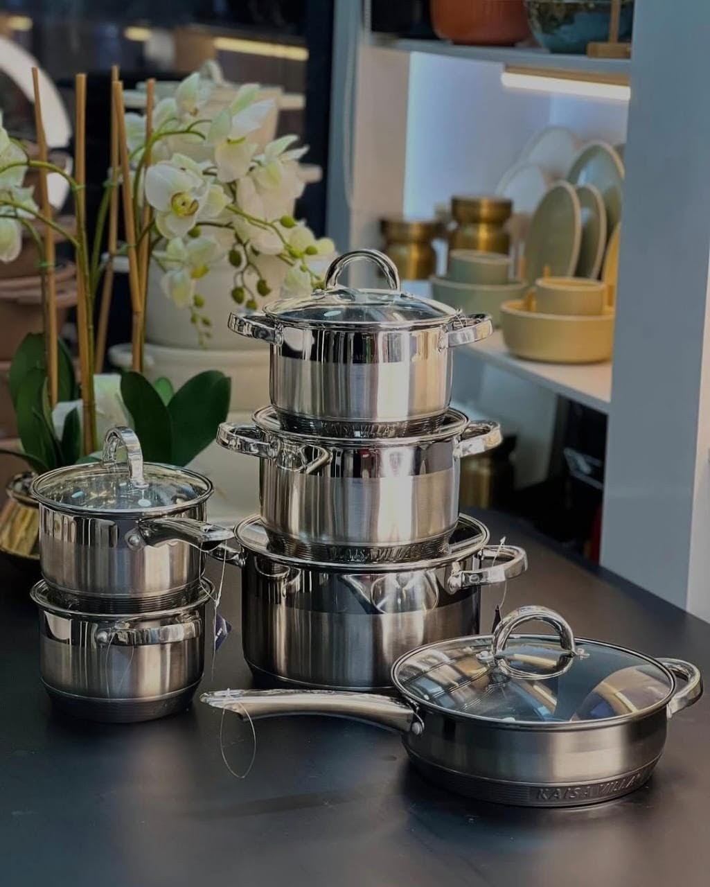 12 Pcs Stainless Steel Cookware