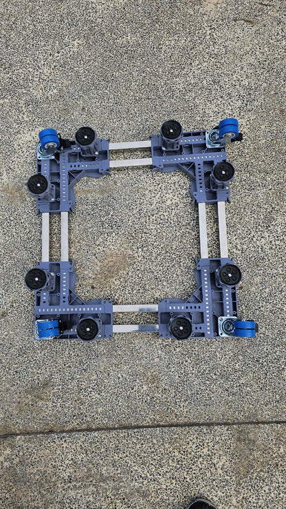 Heavy Duty Adjustable Fridge and Washing Machine Base Stand with 8 Support Legs