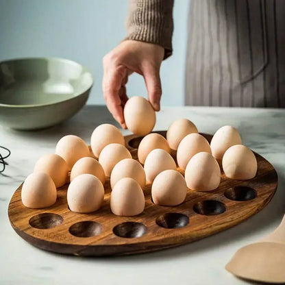 Wooden Egg Storage Box