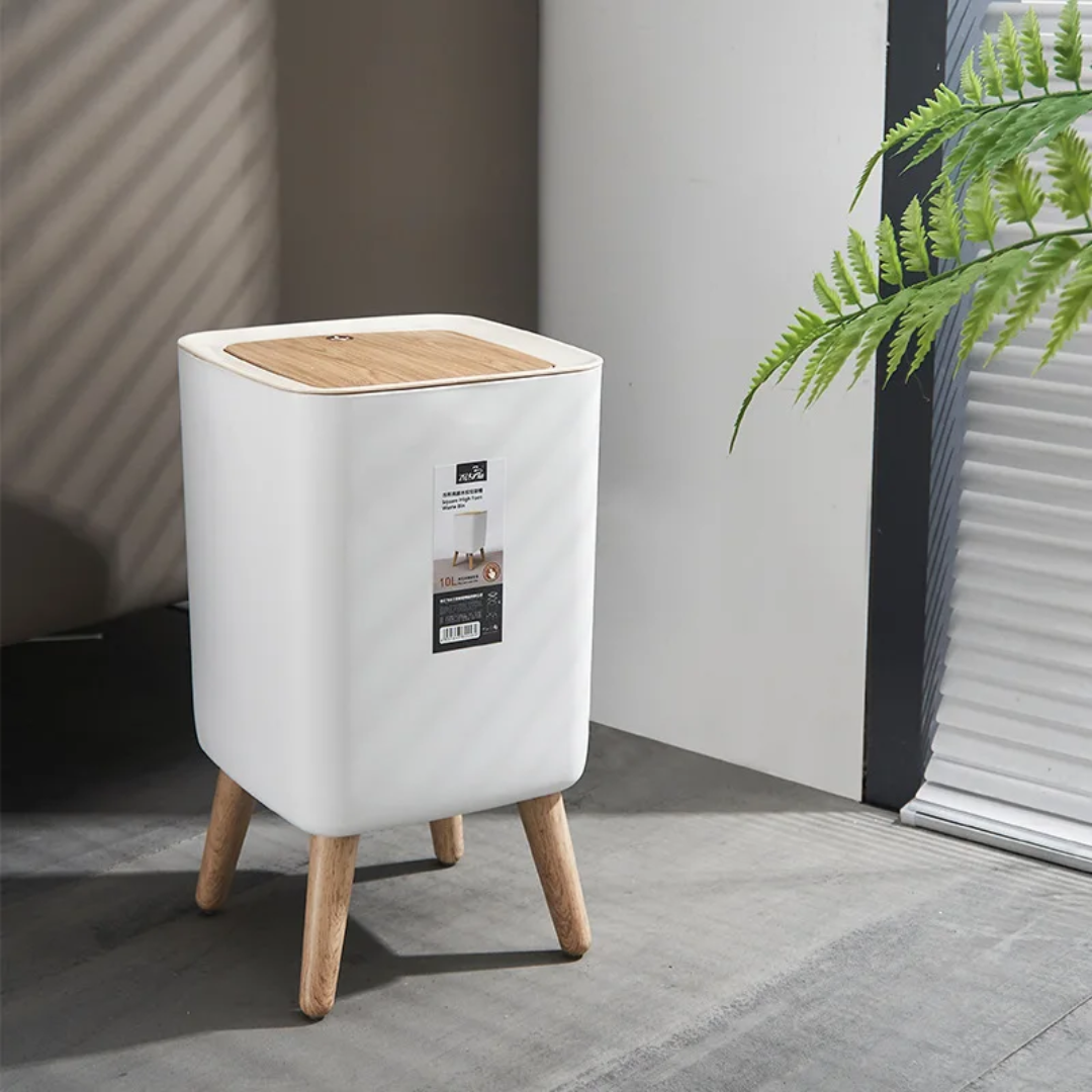 10L Three-Legged Press-Up Dustbin