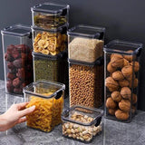 8Pcs Airtight Acrylic Pantry Storage Containers