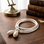 Modern adjustable eco friendly fabric curtain tieback pair for stylish window decoration