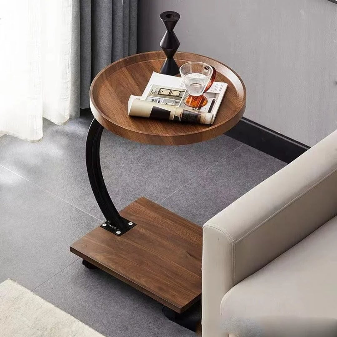 C-Shaped Table / Snack Side Table / Bedside Table