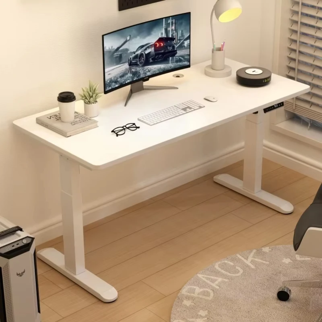 Adjustable Height Electric Stand Up Desk With Drawer