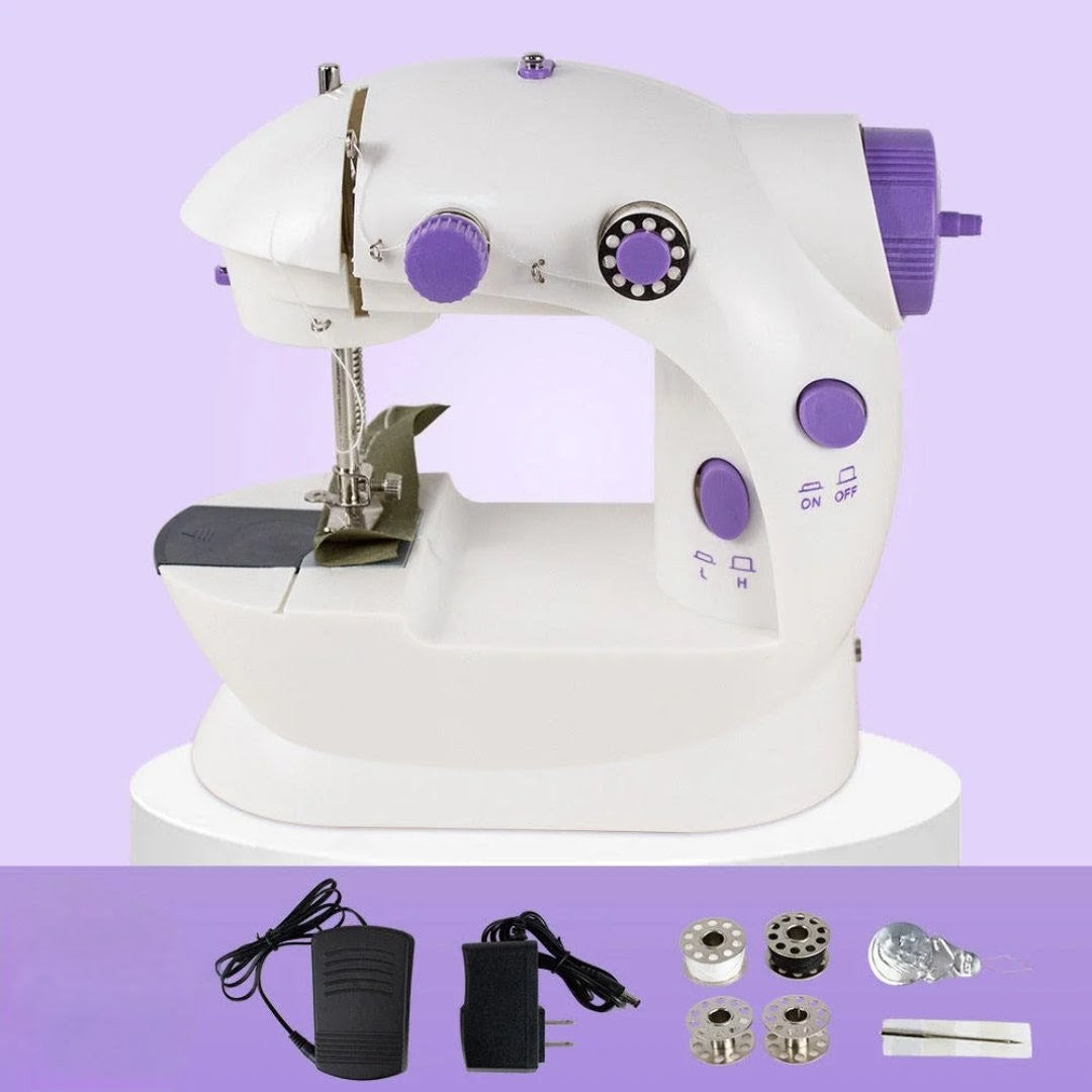 Mini Sewing Machine with Pedal