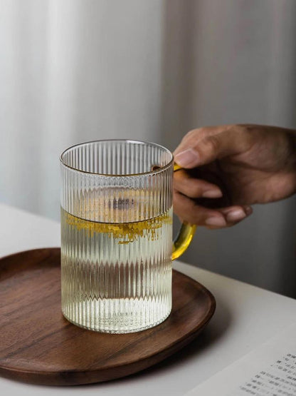 400ML Glass Water Cup With Handle