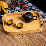 3Pcs Bamboo Serving Trays With Handles