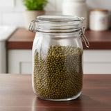 Airtight Glass Clip Top Storage Jars