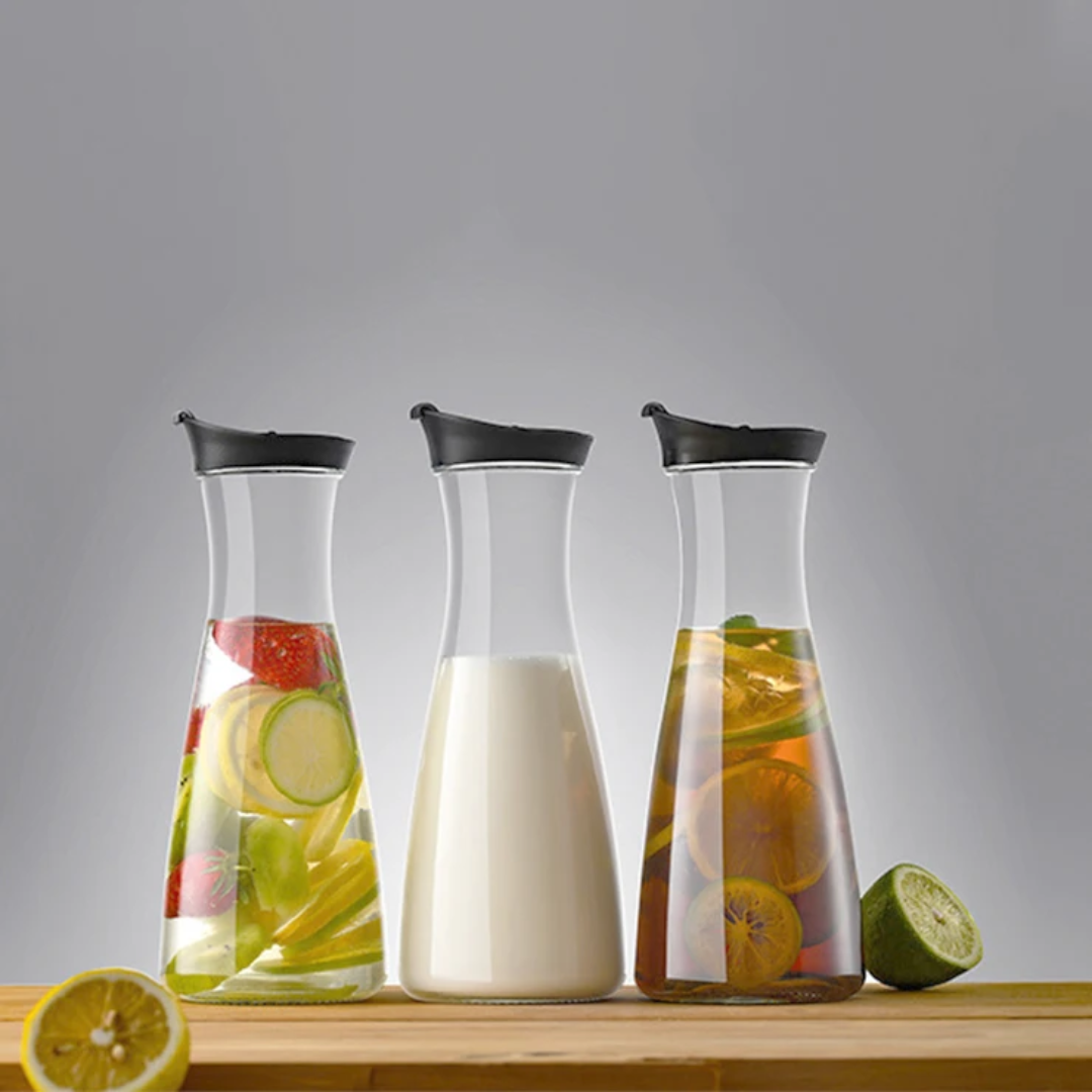 3 set glass water pitcher