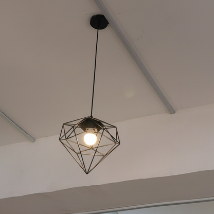 Black Diamond  Cage Pendant Lamp – PL 8062-BK