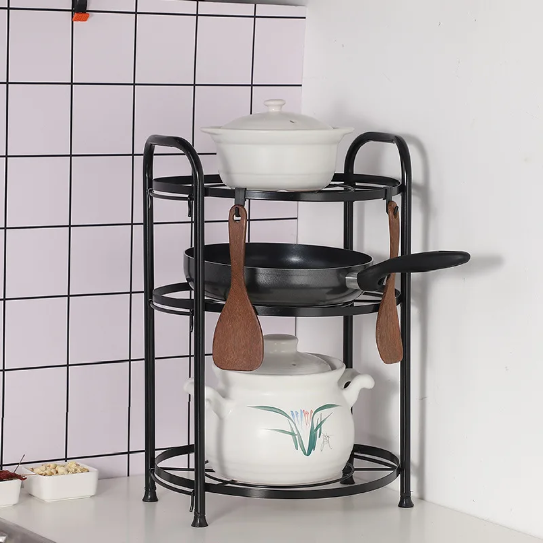 3-Layer Kitchenware Organizer / Pot Rack