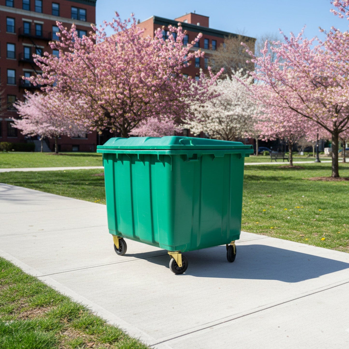 750L Industrial Wheeled Garbage Bin