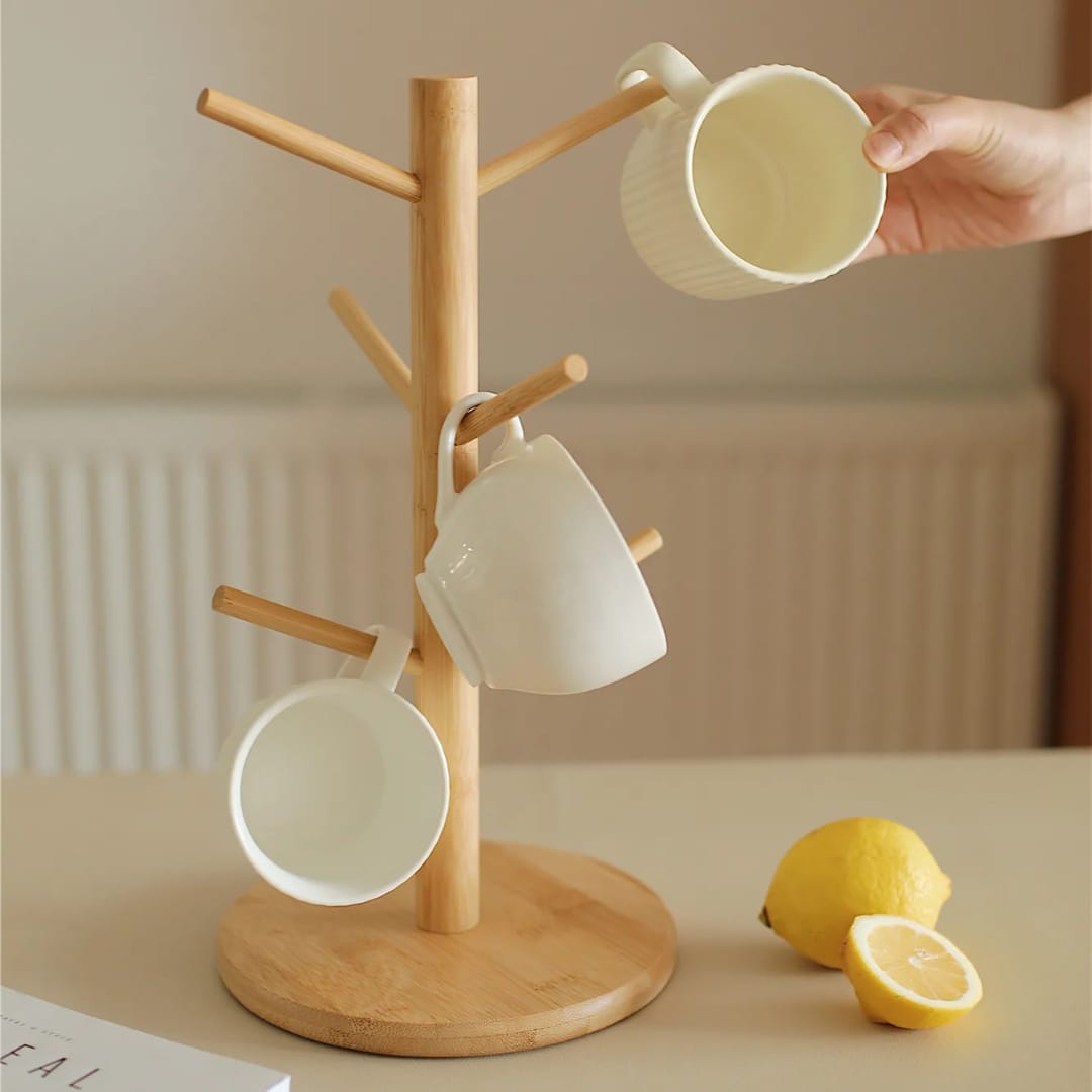 Bamboo Cup Stand