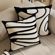 Abstract art cushion throw pillow cover 45x45cm for modern sofa and home décor styling. 