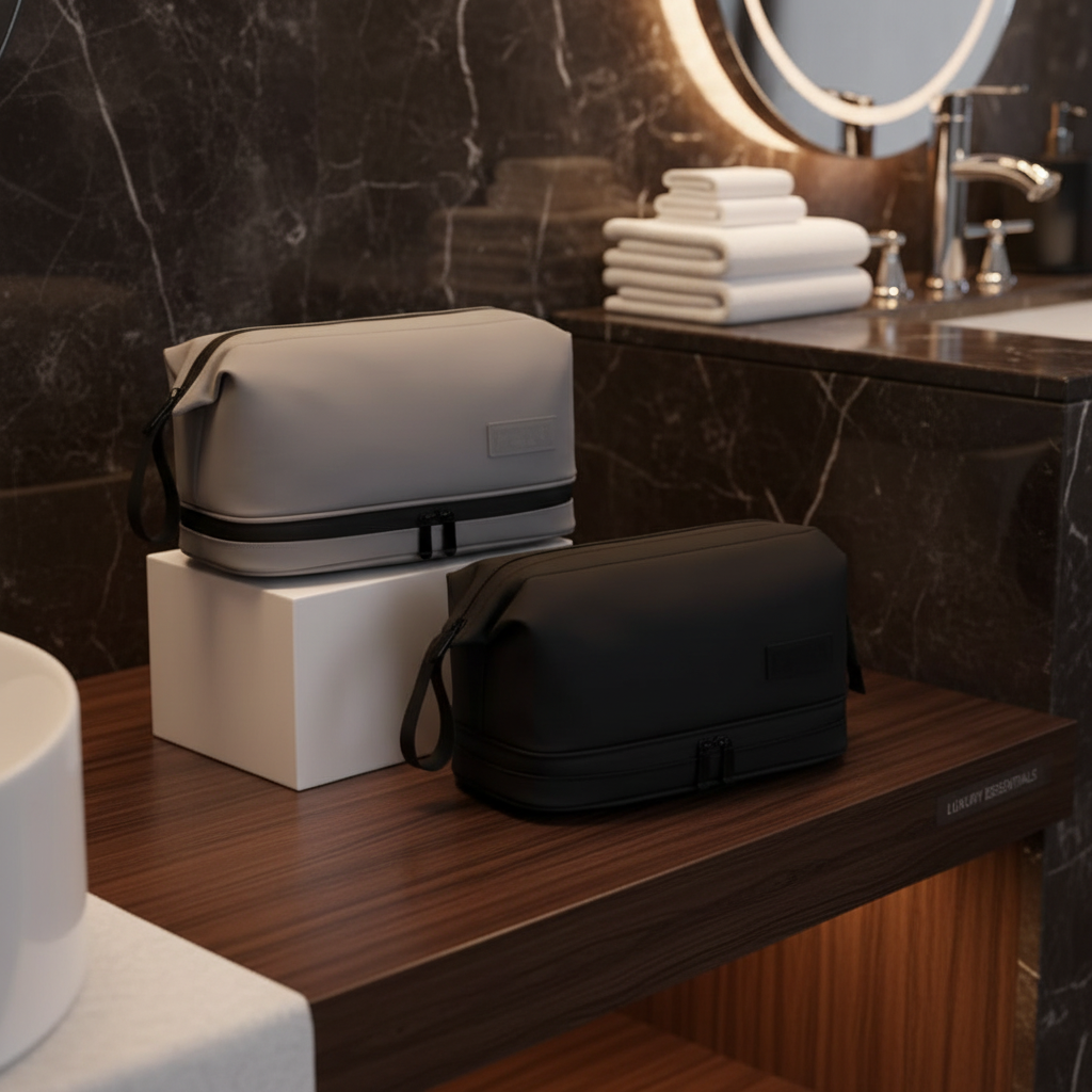Double Layer Portable Travel Cosmetic Bag
