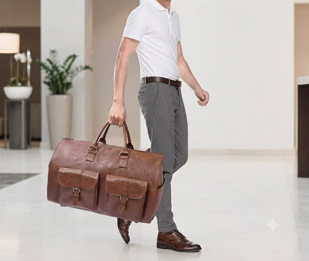 2 in 1 Convertible Garment Duffel Bag