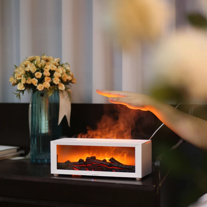 Flame Fireplace Aroma Diffuser Humidifier 26 cm
