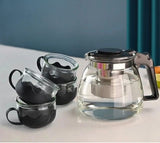 5Pc Heat-Resistant Glass Infuser Tea Set