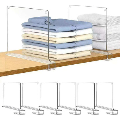 Acrylic Closet Jeans Dividers / Wardrobe Organizer