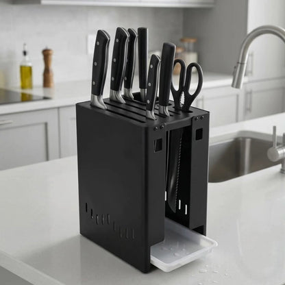 10Pc Multifunctional Kitchen Knife Block Organizer