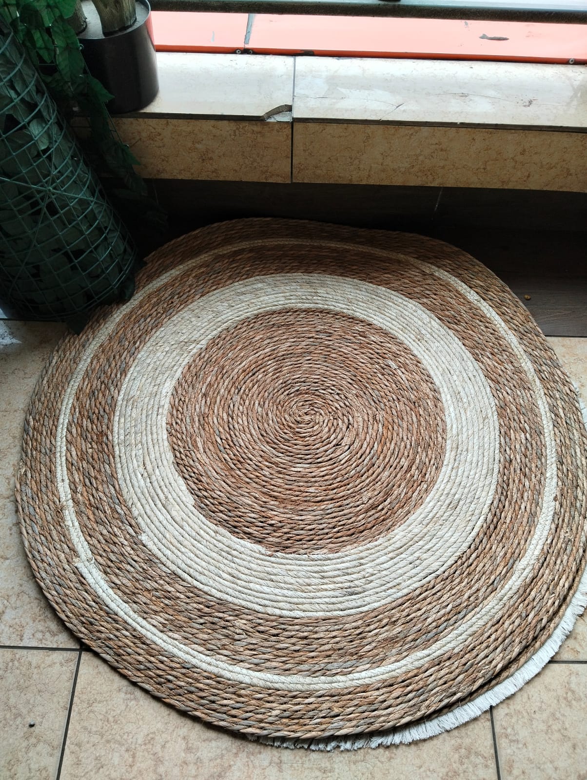 Hand Braided Handmade Round Natural Jute Rug