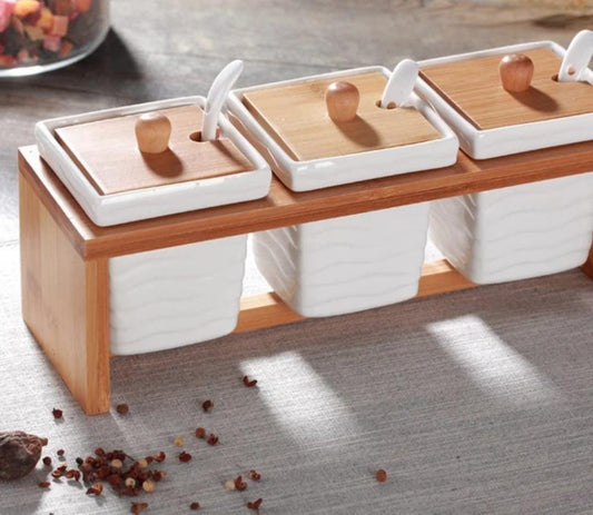 3pcs Ceramic Canister Set