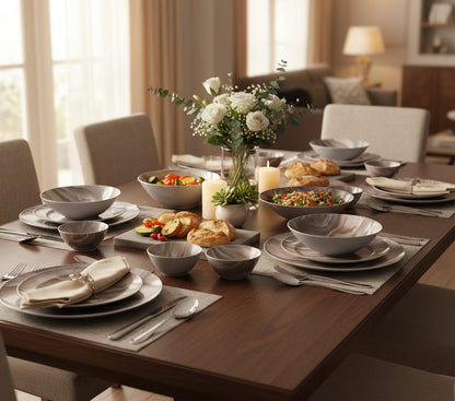 Luminarc Simply Marbreeze 25Pc Dinner Set – X2336