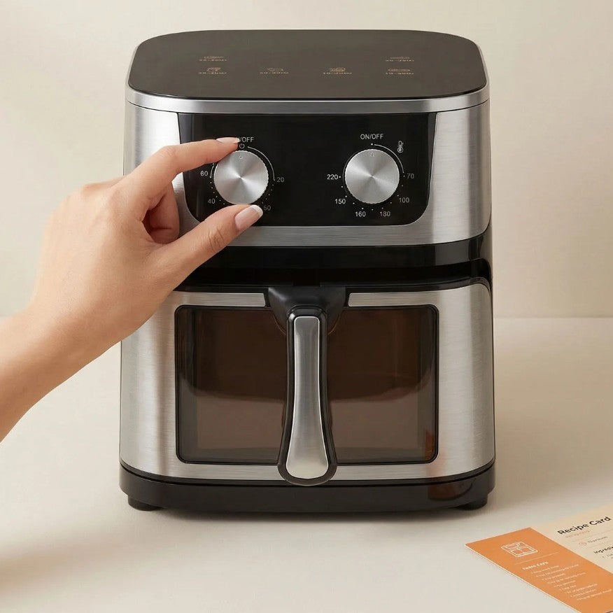 12L Air Fryer with Dual Heating Elements