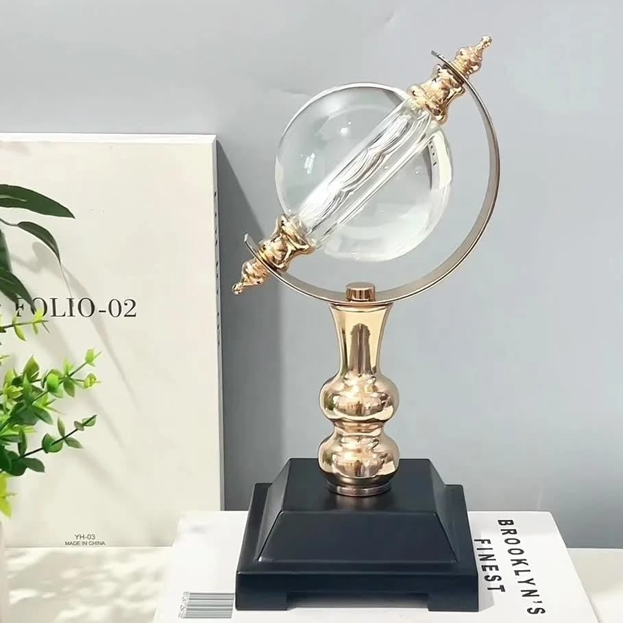 American Crystal Ball Table Lamp