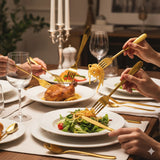 6Pcs Gold Table Fork