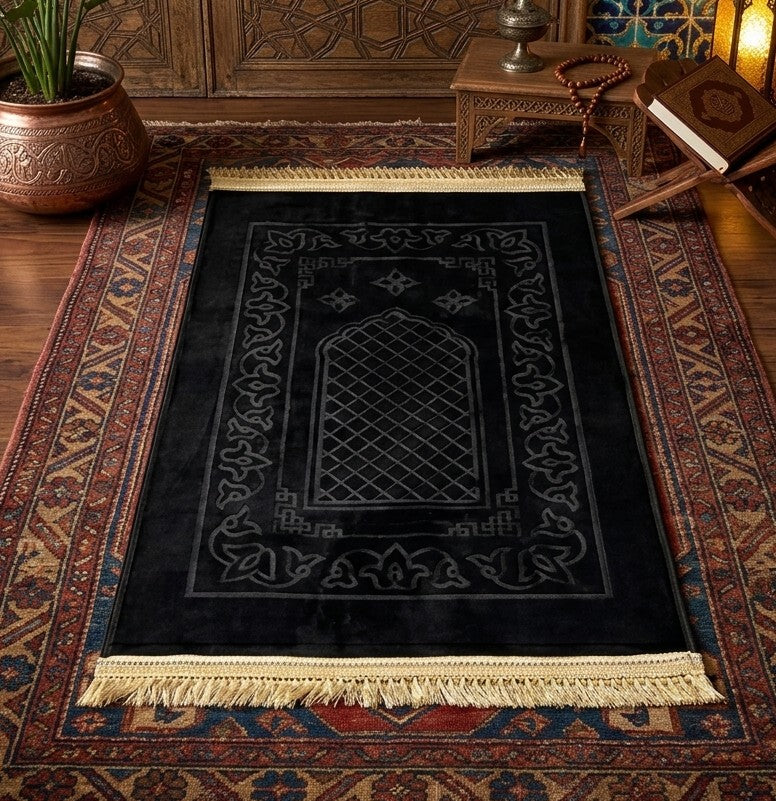 Velvet Islamic Prayer Mat