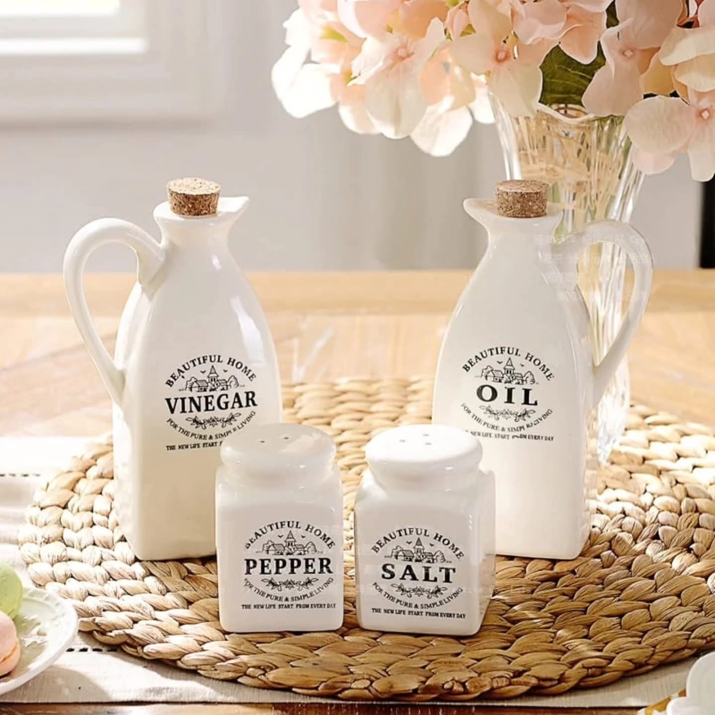 4in1 Cruet Jar Set