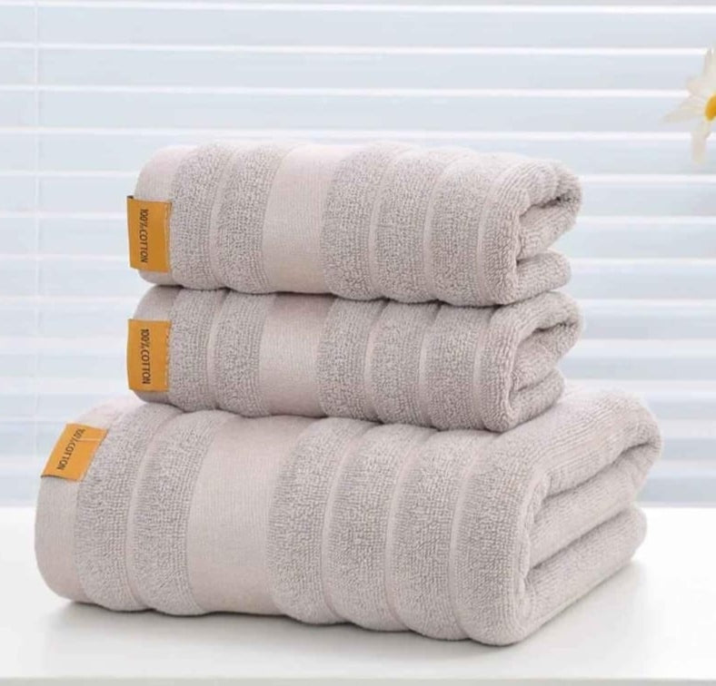 3 In 1 Cotton Towel Set