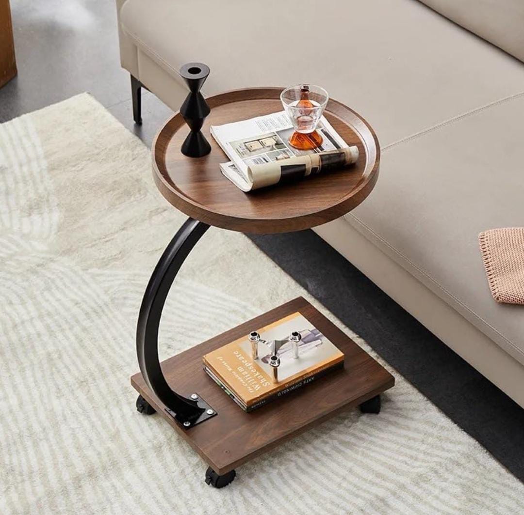 C Shaped Side Table