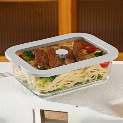 1040ml Borosilicate Glass Lunch Box