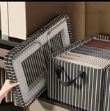 Foldable Padded Storage Box With Metallic Reinforcement