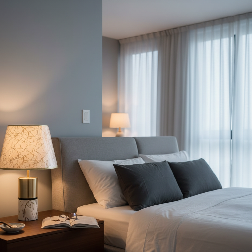 European Marble Design Table Lamp