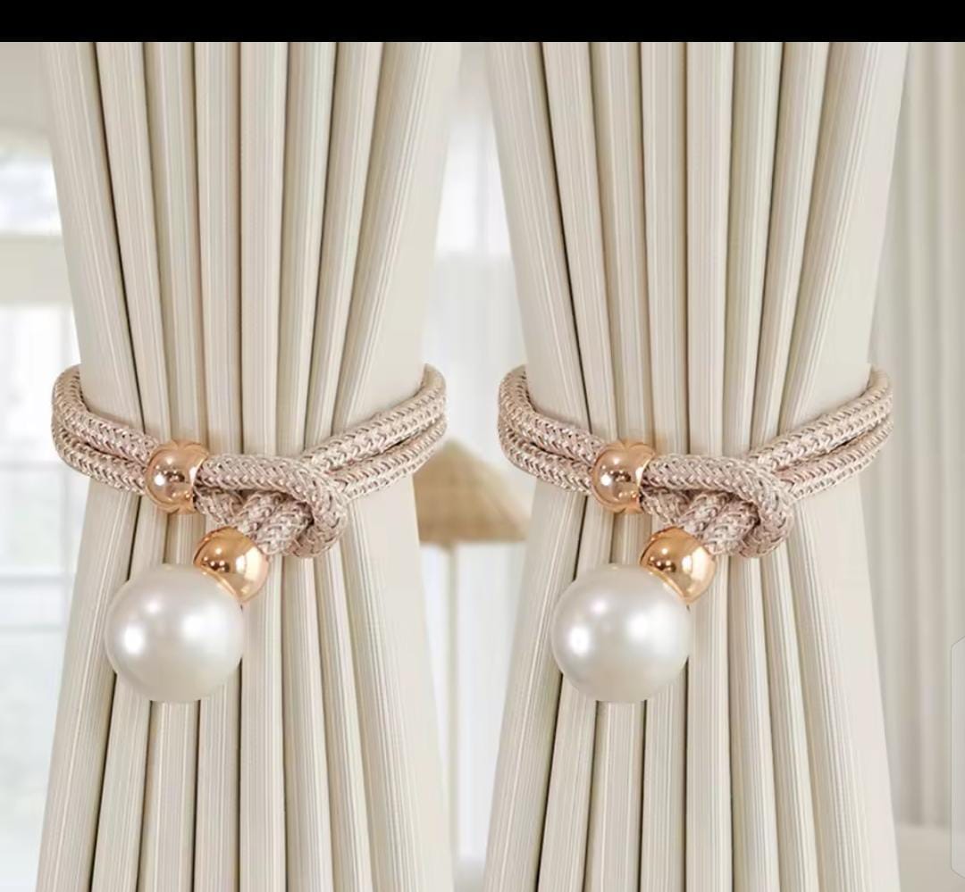 1pc Pearl Curtain Tiebacks