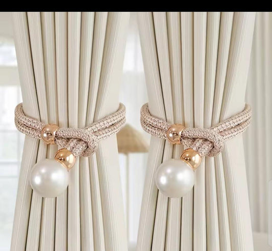 1pc Pearl Curtain Tiebacks