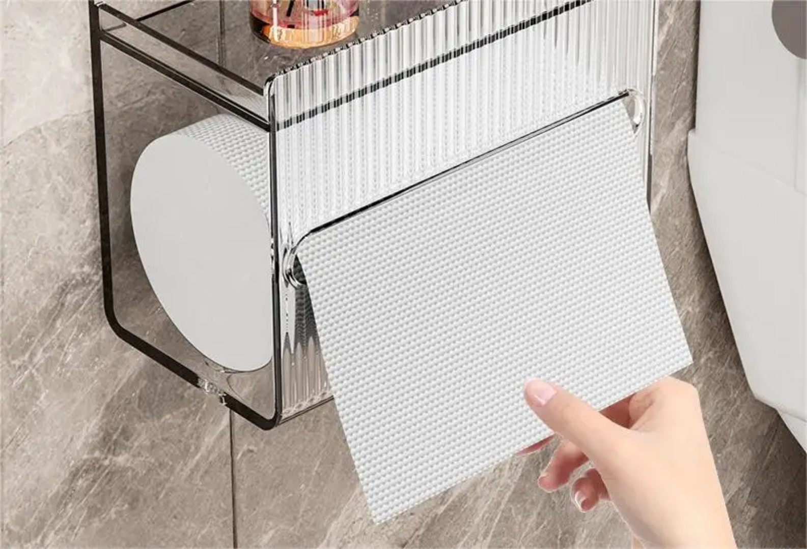 Clear Tissue Box