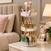 Acrylic Multi Layer Stackable Jewellery Organiser with Rotating Base, 47 × 25cm - available in Nairobi, Kenya