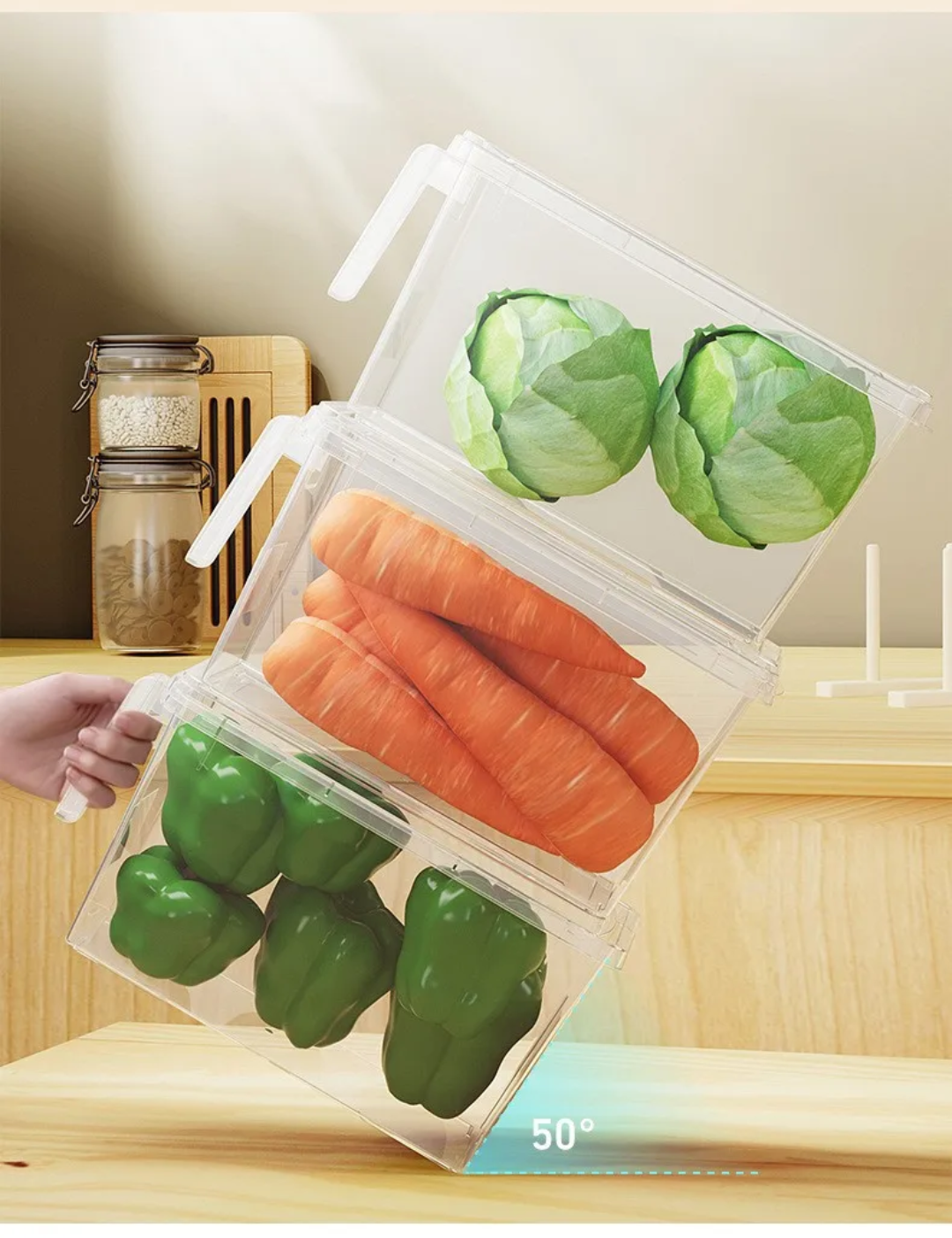 Vegetable Eggs and Meat Storage Box
