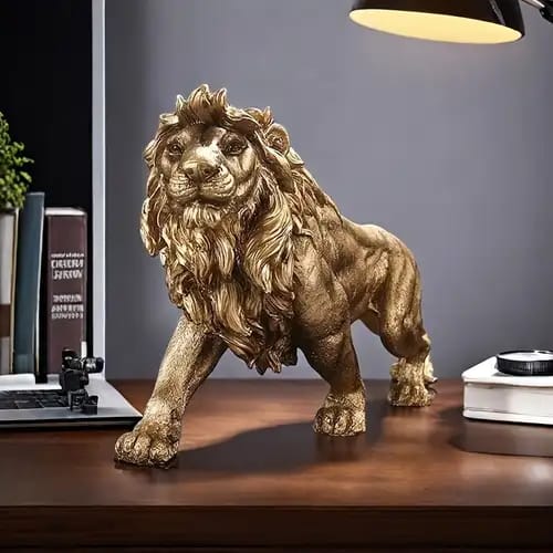 Resin Lion Decorative Statue