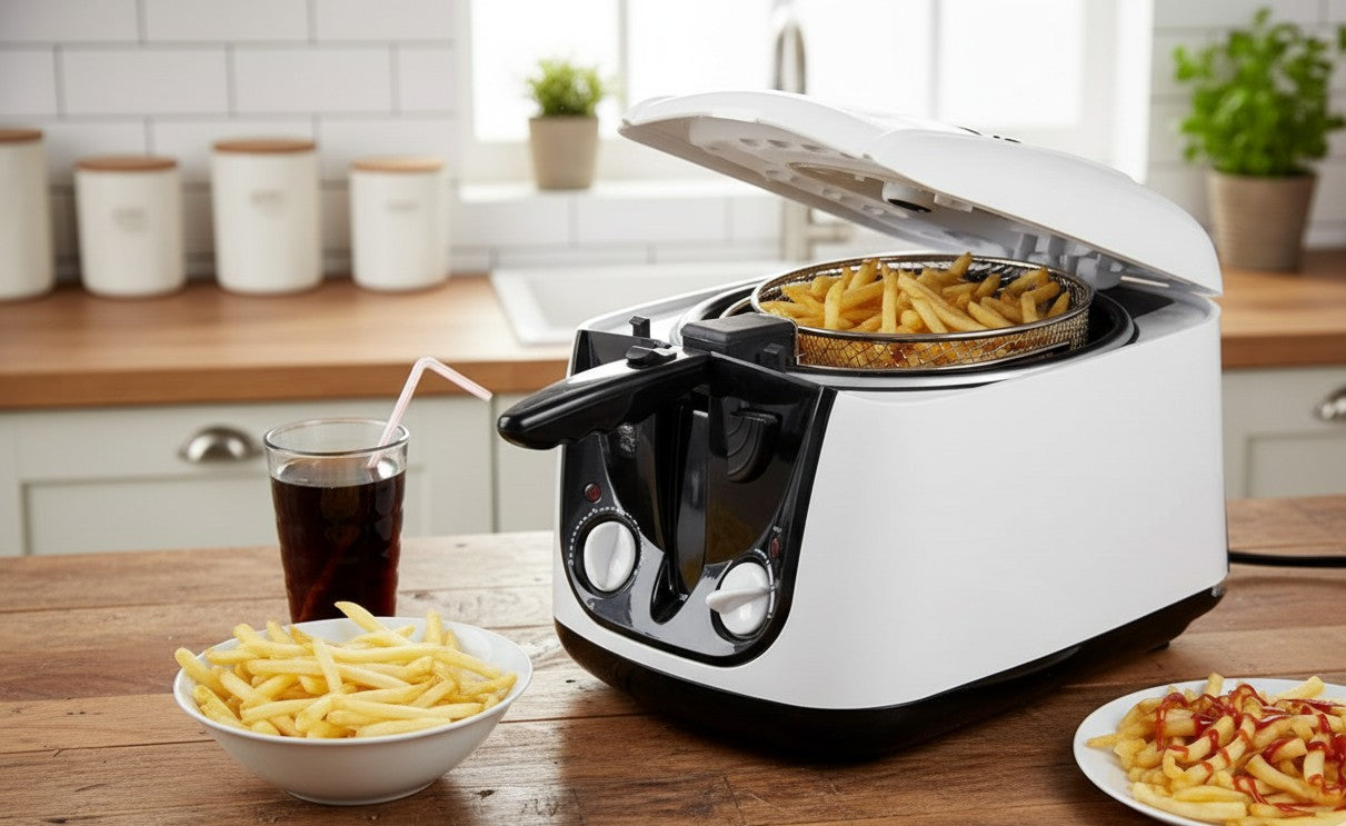 Dawood Lifestyle and Gadgets SQ Professional 2.5L Deep Fryer with Viewing Window