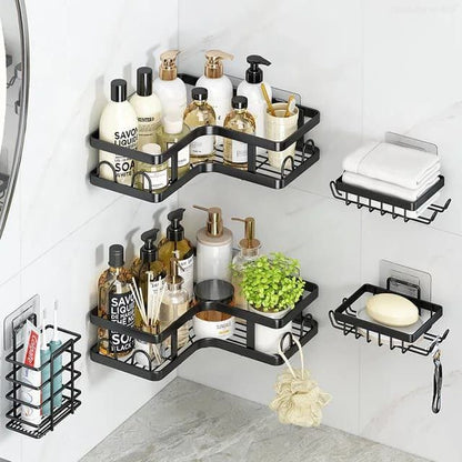 5pcs Corner Shower Caddy Set