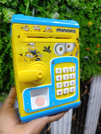 Battery Operated Saving Box with Password & Fingerprint Lock