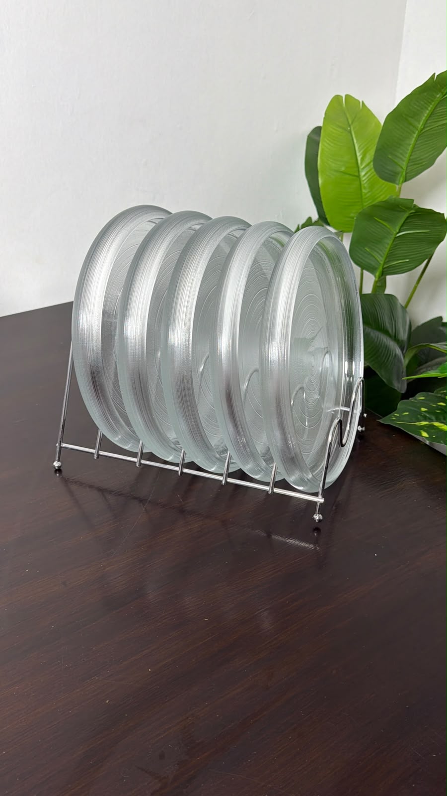 Handcrafted Crystal Glass Plates